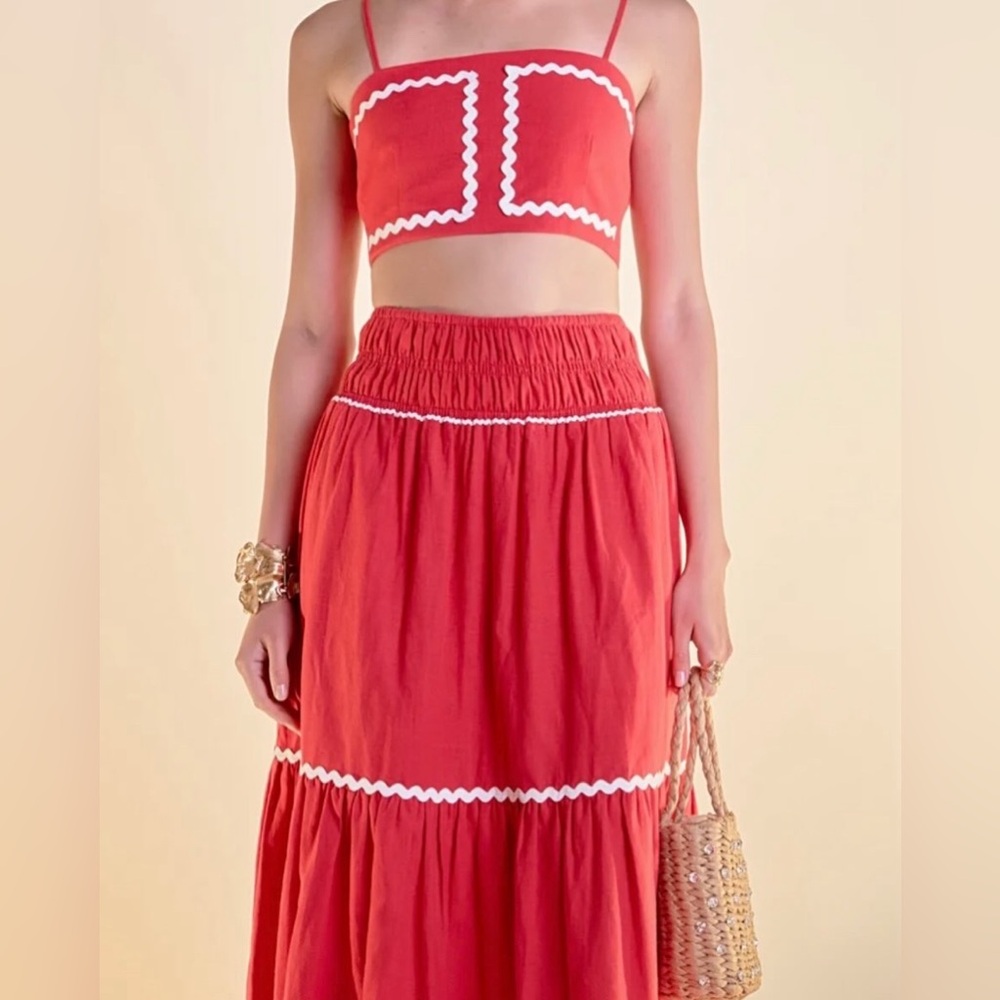 Red Women's Skirt